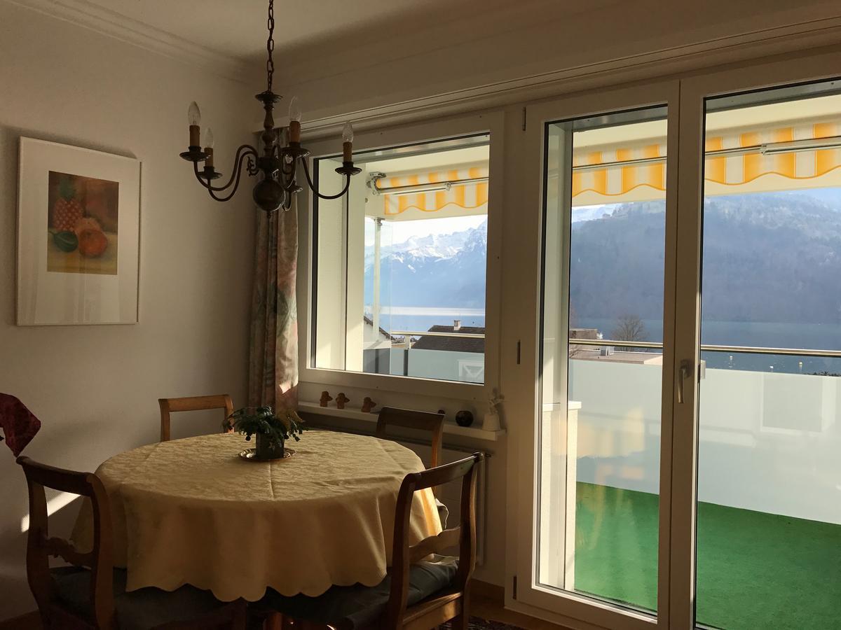 Ferienwohnung Mit Seesicht Brunnen Dış mekan fotoğraf