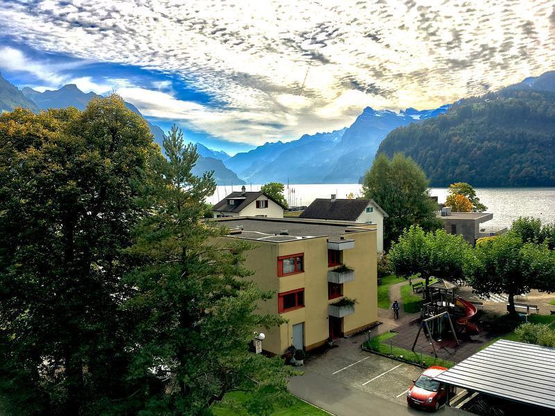 Ferienwohnung Mit Seesicht Brunnen Dış mekan fotoğraf