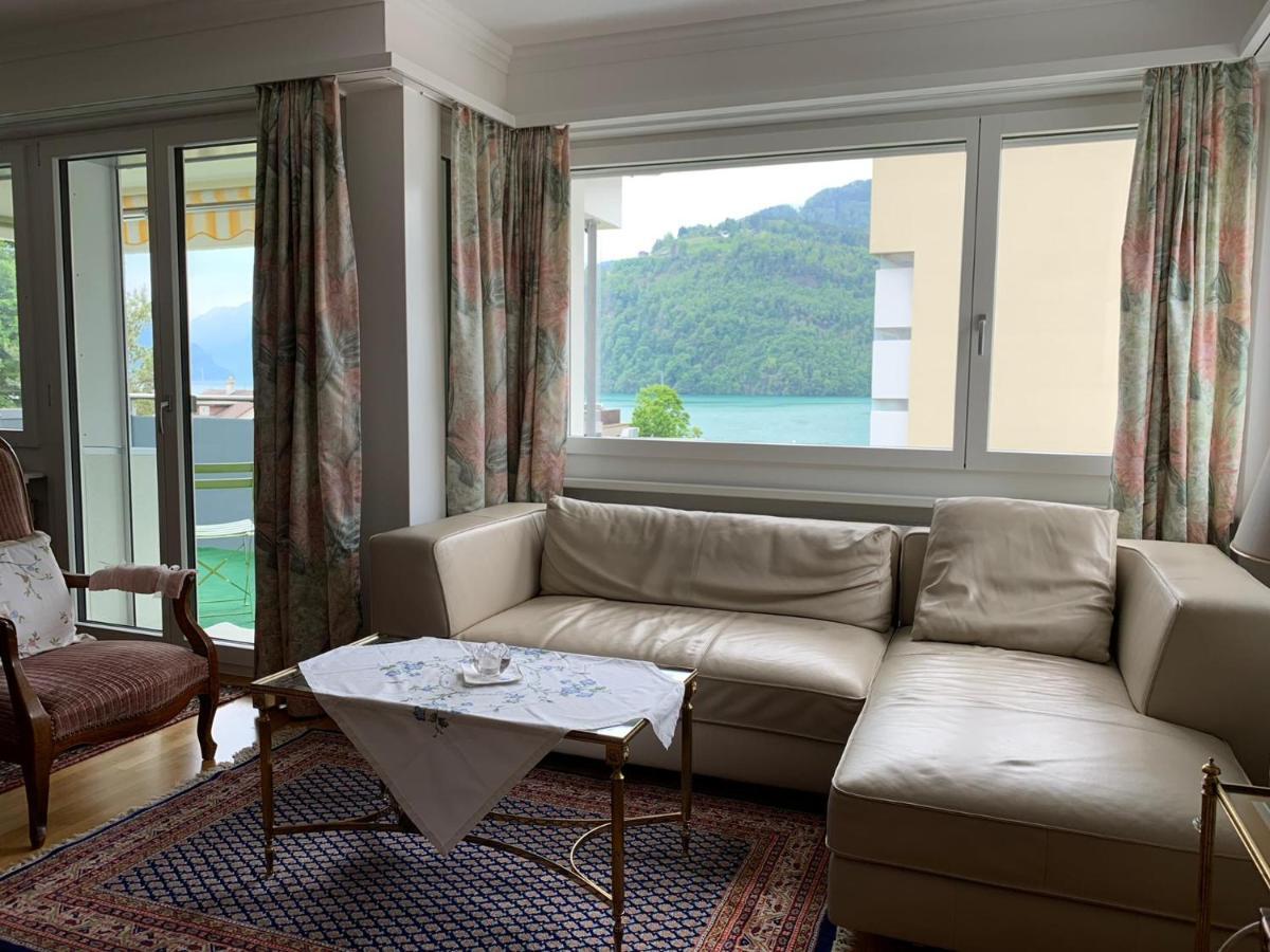 Ferienwohnung Mit Seesicht Brunnen Dış mekan fotoğraf